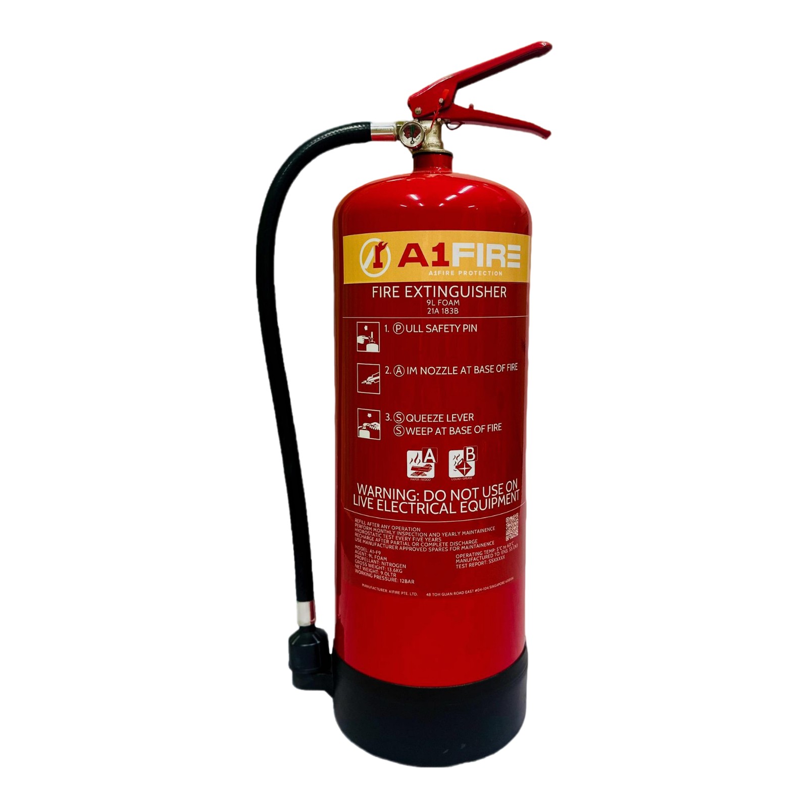 Foam 9L Fire Extinguisher